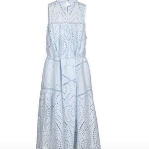 Zimmermann Eyelet Dress- Blue, size 2.